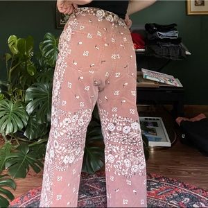 BDG Bandana Print Cowboy Jeans